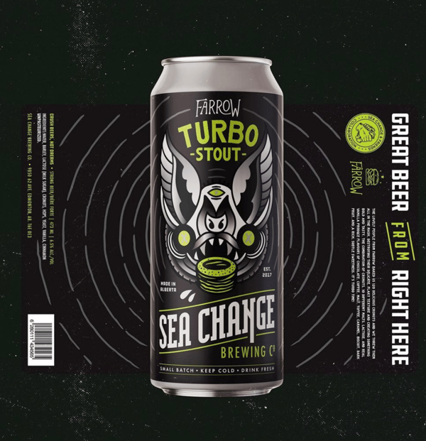 Turbo Stout | Sea Change Brewing |Summit Labels 